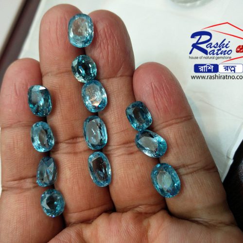 Gemstone Blue Zircon Stone in Bangladesh