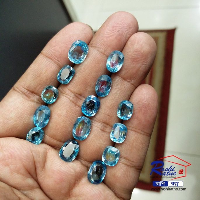 Natural Blue Zircon Gemstone (নীল জারকন পাথর) - Image 4