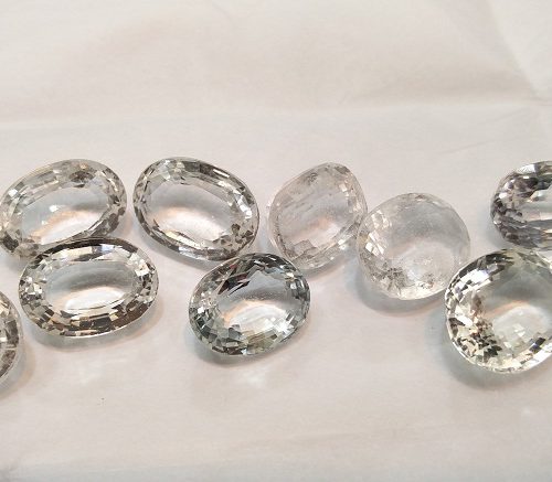 White Topaz Stone (শ্বেত টোপাজ পাথর)