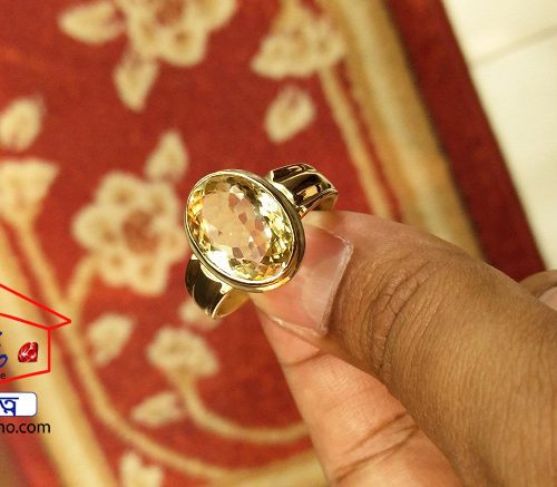 Yellow Topaz Stone (রত্ন পাথর টোপাজ)