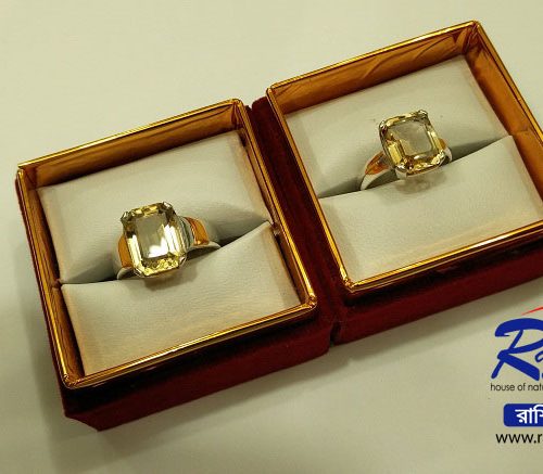 Ratno Pathor Yellow Topaz Stone (রত্ন পাথর টোপাজ)