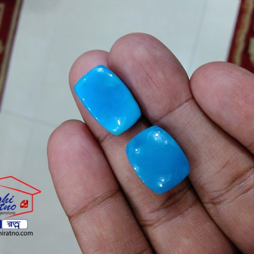 Square Shape Turquoise Stone (Square Shape Firoza Stone)