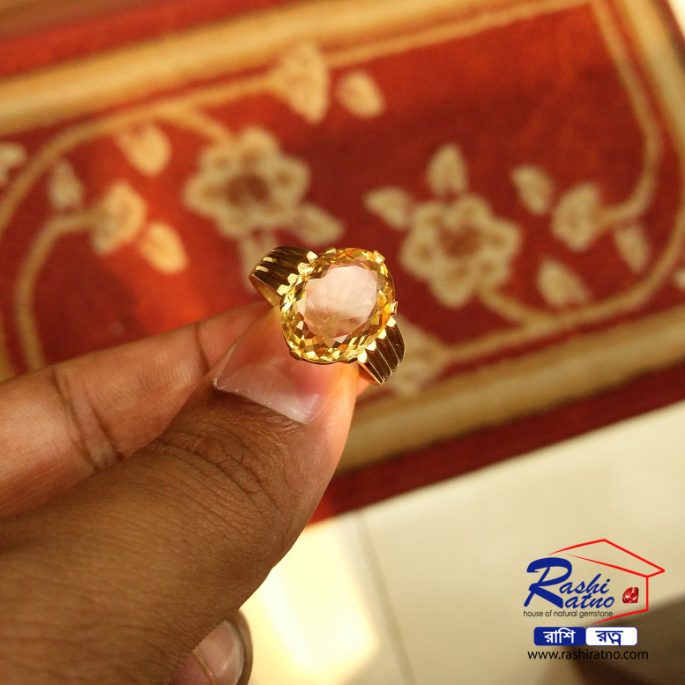Gemstone Yellow Topaz (টোপাজ পাথর)