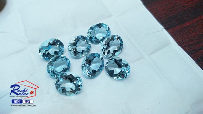 Natural Blue Topaz Stone - Image 2