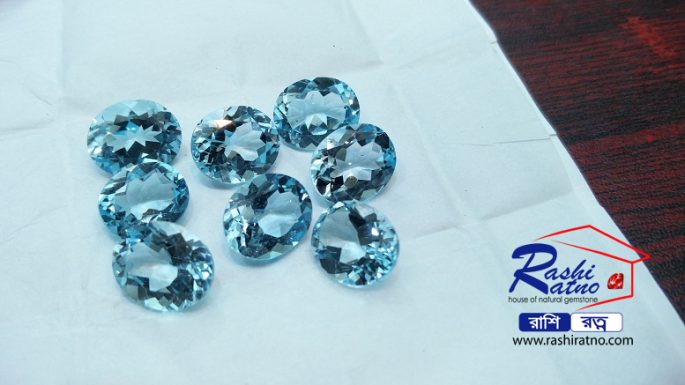 Natural Blue Topaz Stone - Image 3