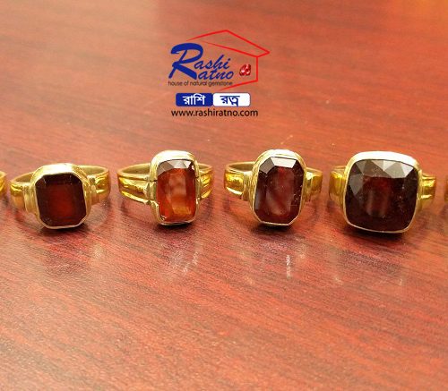 Sri-lankan Gomed Stone Ring গোমেদ পাথরের আংটি