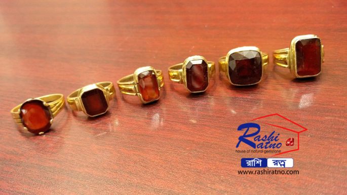 Sri-lankan Gomed Stone Ring গোমেদ পাথরের আংটি - Image 2