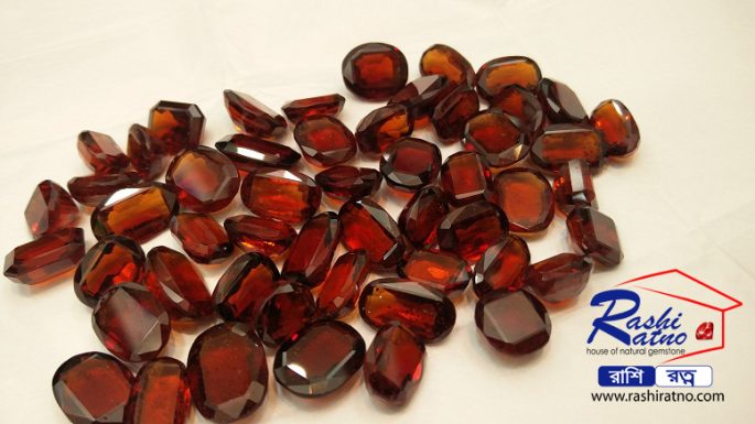 Rashi Ratno Pathor Srilankan Gomed Stone সিঙ্ঘলি গোমেদ - Image 2