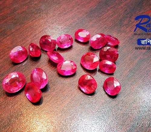Natural New Burma Ruby Gemstones (প্রাকৃতিক রুবি স্টোন)