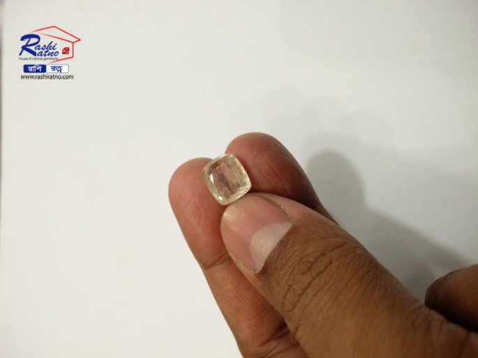 White Pokhraz Stone (সাদা পোখরাজ পাথর) - Image 3