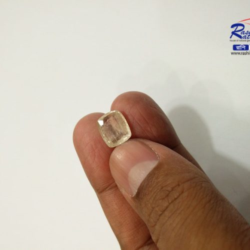 White Pokhraz Stone (সাদা পোখরাজ পাথর)