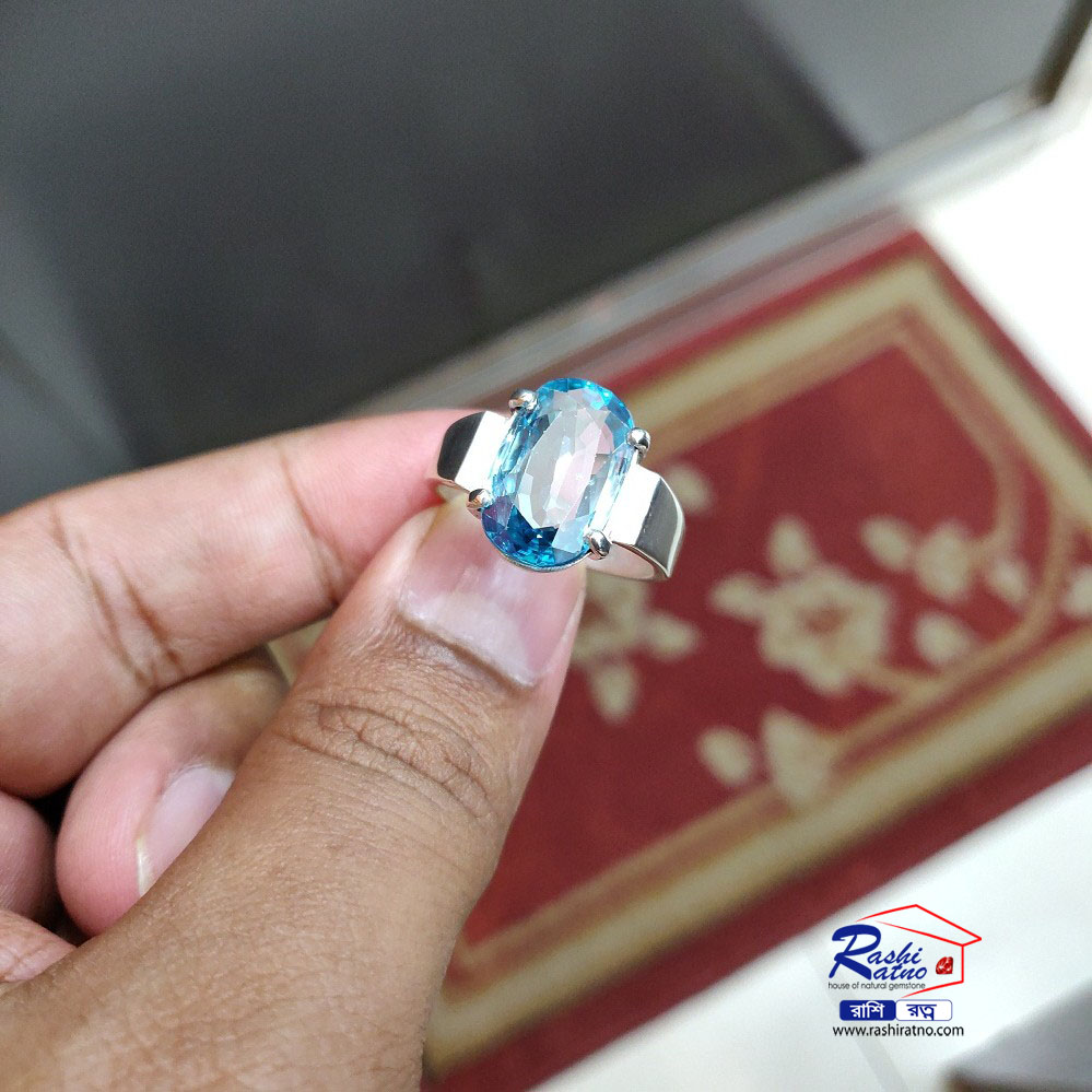 Blue zircon stone price store