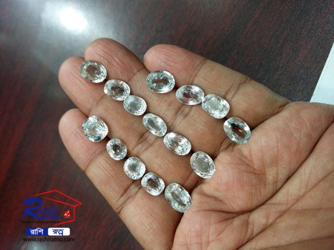 White Zircon Stone সাদা জারকন পাথর - Image 2