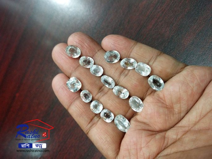 White Zircon Stone সাদা জারকন পাথর - Image 4