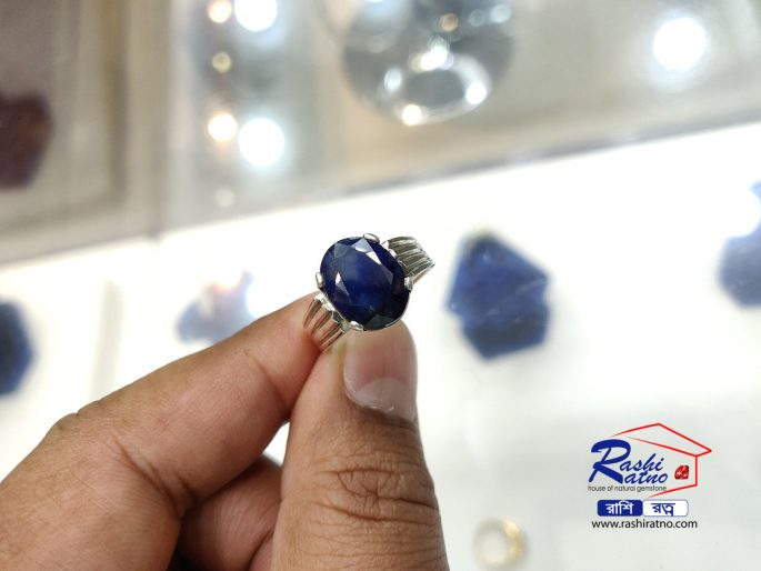 Bangkok Blue Sapphire Stone ব্যাংকক ইন্দ্র নীলা পাথর - Image 3